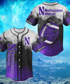 NACC Northwestern Wildcats  Logo Design For Fans Baseball 3D Shirt Jersey Shirt