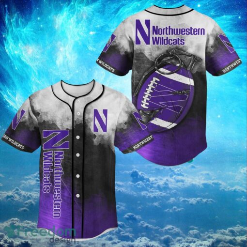 NACC Northwestern Wildcats Logo Design For Fans Baseball 3D Shirt Jersey Shirt Product Photo 1