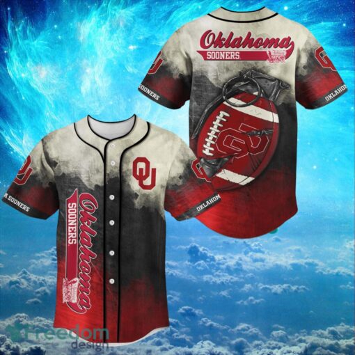 NACC Oklahoma Sooners Logo Design For Fans Baseball 3D Shirt Jersey Shirt Product Photo 1