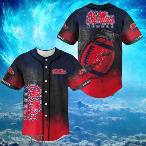 NACC Ole Miss Rebels Logo Design For Fans Baseball 3D Shirt Jersey Shirt Product Photo 1