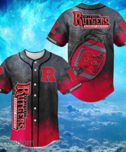 NACC Rutgers Scarlet Knights  Logo Design For Fans Baseball 3D Shirt Jersey Shirt