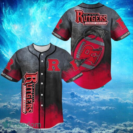 NACC Rutgers Scarlet Knights Logo Design For Fans Baseball 3D Shirt Jersey Shirt Product Photo 1