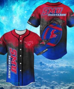 NACC SMU Mustangs  Logo Design For Fans Baseball 3D Shirt Jersey Shirt