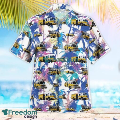 Nags Head Fire & Rescue, North Carolina Hawaiian Shirt Beach Summer Shirt Product Photo 3