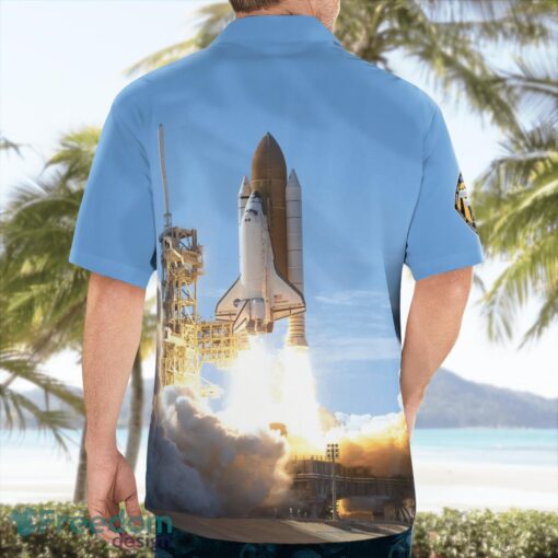 NASA Space Shuttle Discovery And STS-124 Aloha Hawaiian Shirt Beach Gift Shirt Product Photo 2