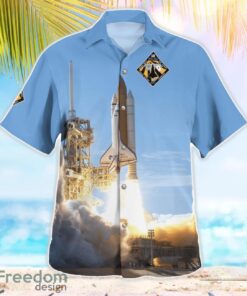 NASA Space Shuttle Discovery And STS-124 Aloha Hawaiian Shirt Beach Gift Shirt Product Photo 3