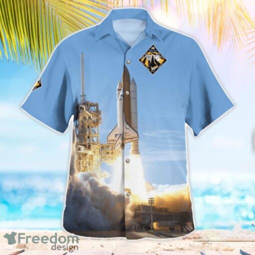 NASA Space Shuttle Discovery And STS-124 Aloha Hawaiian Shirt Beach Gift Shirt Product Photo 3