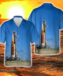 NASA’s Mega Moon Rocket Hawaiian Shirt