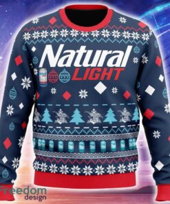Natural Light Beer Ugly Christmas 3D Sweater Trending Holidays For Men Women Fans