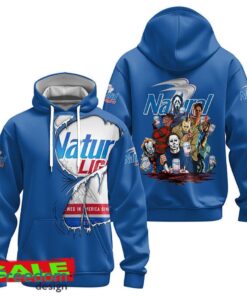 Natural Light Horror Halloween Characters Hoodie Zip Hoodie Traditional For Men Women Gift Christmas