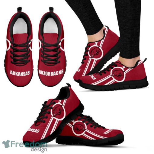 NCAA Arkansas Razorbacks Fall Of Light Sneakers Trending Running Shoes For Men And Women Sport Fans Product Photo 2