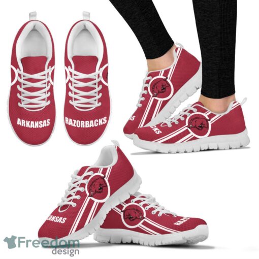 NCAA Arkansas Razorbacks Fall Of Light Sneakers Trending Running Shoes For Men And Women Sport Fans Product Photo 1