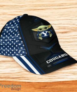 Ncaa Classic Cap 3D BYU Cougars Classic Cap 3D Baby Yoda New Fashion