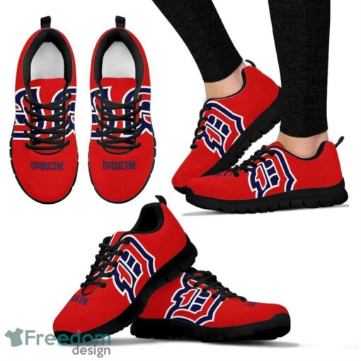 NCAA Duquesne Dukes Sneakers Trending Running Shoes For Men And Women Sport Fans Product Photo 2