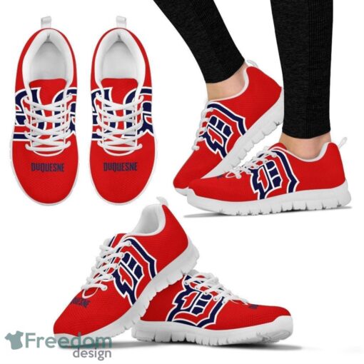 NCAA Duquesne Dukes Sneakers Trending Running Shoes For Men And Women Sport Fans Product Photo 1