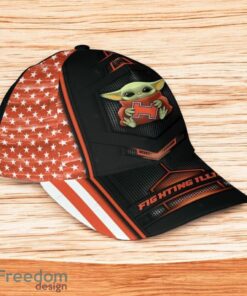 Ncaa Illinois Fighting Illini Classic Cap 3D Baby Yoda New Fashion