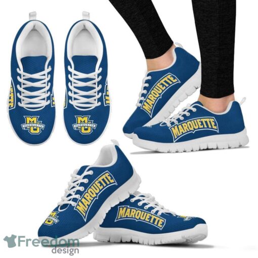 NCAA Marquette Golden Eagles Sneakers Trending Running Shoes For Men And Women Sport Fans Product Photo 1