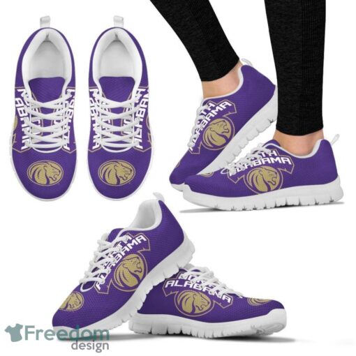 NCAA North Alabama Lions Sneakers Trending Running Shoes For Men And Women Sport Fans Product Photo 1