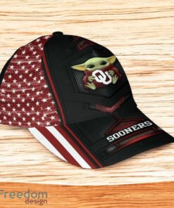 Ncaa Oklahoma Sooners Classic Cap 3D Baby Yoda New Fashion