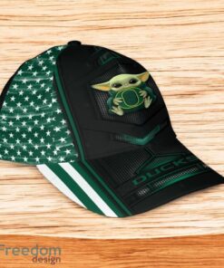 Ncaa Oregon Ducks Classic Cap 3D Baby Yoda New Fashion