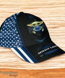 Ncaa Penn State Nittany Lions Classic Cap 3D Baby Yoda New Fashion