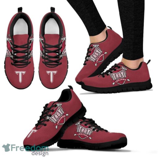 NCAA Troy Trojans Sneakers Trending Running Shoes For Men And Women Sport Fans Product Photo 2