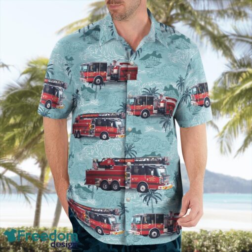 Nebraska Fremont Rural Volunteer Fire Department Hawaiian Shirt Product Photo 3