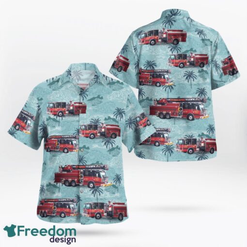 Nebraska Fremont Rural Volunteer Fire Department Hawaiian Shirt Product Photo 1