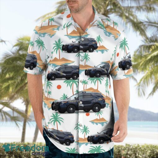 Nevada Highway Patrol Ford Explorer Hawaiian Shirt Product Photo 3