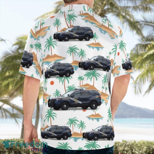 Nevada Highway Patrol Ford Explorer Hawaiian Shirt Product Photo 4