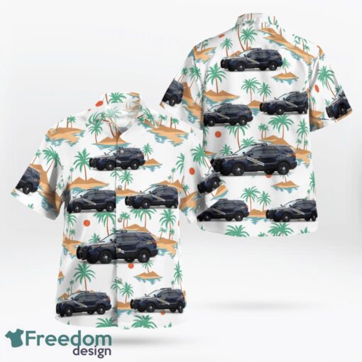 Nevada Highway Patrol Ford Explorer Hawaiian Shirt Product Photo 1