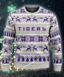 NEW Angelic LSU Tigers Ugly Christmas Sweater Gift For Adult