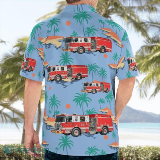 New Castle, Delaware, Minquadale Fire Company Aloha Hawaiian Shirt Beach Gift Shirt Product Photo 2