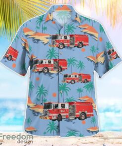 New Castle, Delaware, Minquadale Fire Company Aloha Hawaiian Shirt Beach Gift Shirt Product Photo 3