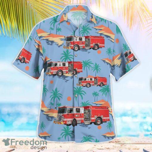 New Castle, Delaware, Minquadale Fire Company Aloha Hawaiian Shirt Beach Gift Shirt Product Photo 3