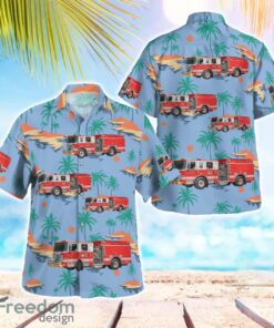 New Castle, Delaware, Minquadale Fire Company Aloha Hawaiian Shirt Beach Gift Shirt