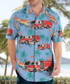 New Castle, Delaware, Minquadale Fire Company Aloha Hawaiian Shirt Beach Gift Shirt Product Photo 4