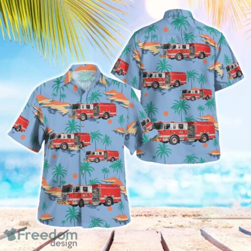 New Castle, Delaware, Minquadale Fire Company Aloha Hawaiian Shirt Beach Gift Shirt Product Photo 1