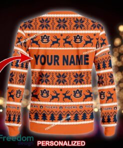 NEW Cheer Auburn Tigers Ugly Christmas Sweater Gift Holidays image NEW Cheer Auburn Tigers Ugly Christmas Sweater Gift Holidays - NCAA Auburn Tigers Ugly Christmas Sweater For Men And Women Photo 2