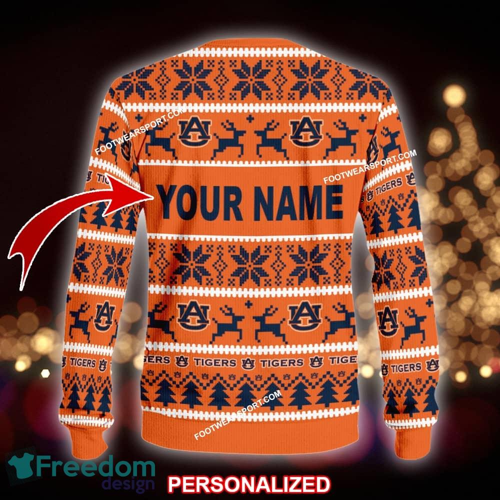 NEW Cheer Auburn Tigers Ugly Christmas Sweater Gift Holidays image NEW Cheer Auburn Tigers Ugly Christmas Sweater Gift Holidays - NCAA Auburn Tigers Ugly Christmas Sweater For Men And Women Photo 2