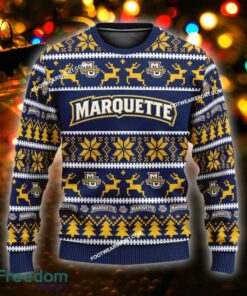 NEW Crochet marquette golden eagles Ugly Xmas 3D Sweater Gift For Men And Women