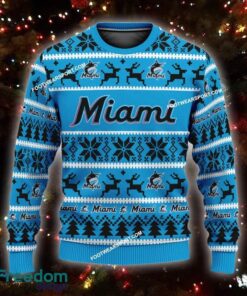 NEW Embroider Miami Marlins Ugly Christmas 3D Sweater Gift For Adult NEW Embroider Miami Marlins Ugly Christmas 3D Sweater Gift For Adult