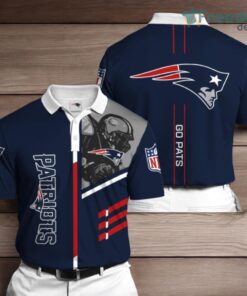 New England Patriots 3D Polo Shirt For Fans