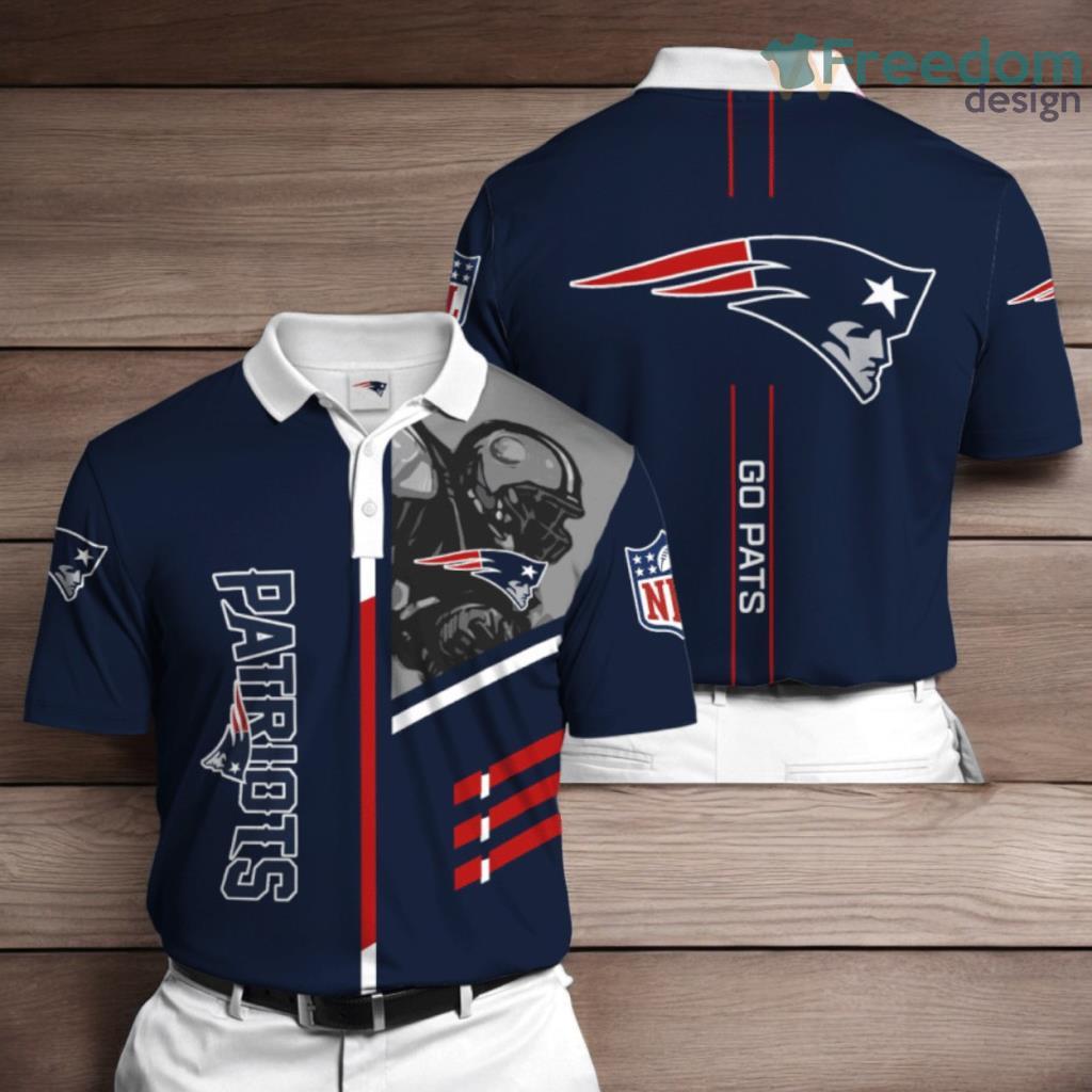 New England Patriots 3D Polo Shirt For Fans Product Photo 1