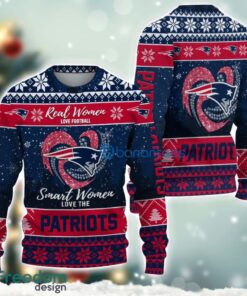 New England Patriots Logo Ugly Christmas Sweater For Fans Men And Women Christmas Gift Ideas Product Photo 2