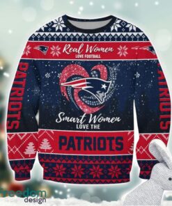 New England Patriots Logo Ugly Christmas Sweater For Fans Men And Women Christmas Gift Ideas Product Photo 1