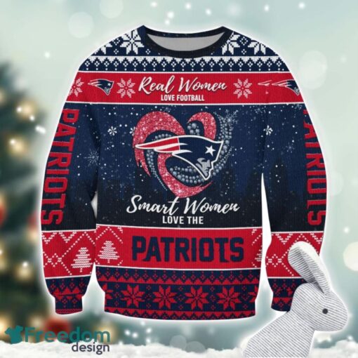 New England Patriots Logo Ugly Christmas Sweater For Fans Men And Women Christmas Gift Ideas Product Photo 1