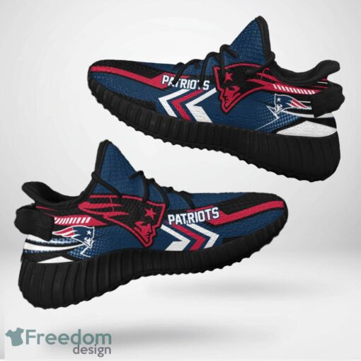 New England Patriots Speedsters Yeezy Running Shoes For Fans Gift Men Women - New England Patriots Speedsters Yeezy Boost Running Shoes_2