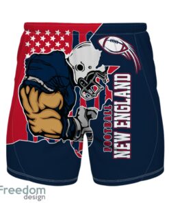 New England personalized name and number Hawaiian Shirt And Shorts Team Beach Shirt