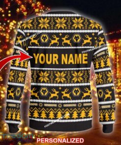 NEW Event Wolverhampton Wanderers Ugly Xmas 3D Sweater Gift For Adult - EPL Wolverhampton Wanderers Ugly Christmas Sweater For Men And Women Photo 2